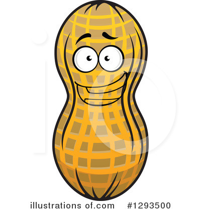 Royalty-Free (RF) Peanut Clipart Illustration by Vector Tradition SM - Stock Sample #1293500