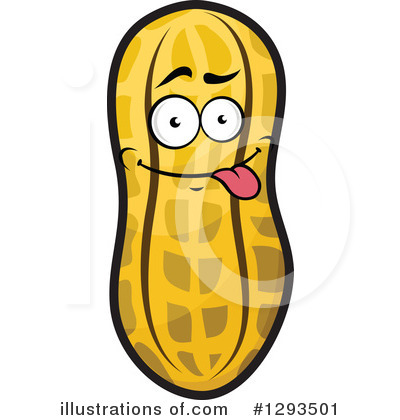 Royalty-Free (RF) Peanut Clipart Illustration by Vector Tradition SM - Stock Sample #1293501