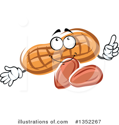Royalty-Free (RF) Peanut Clipart Illustration by Vector Tradition SM - Stock Sample #1352267