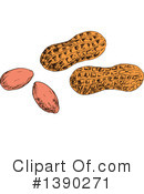 Peanut Clipart #1390271 by Vector Tradition SM