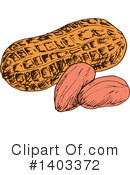Peanut Clipart #1403372 by Vector Tradition SM