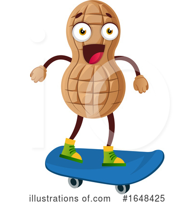 Royalty-Free (RF) Peanut Clipart Illustration by Morphart Creations - Stock Sample #1648425