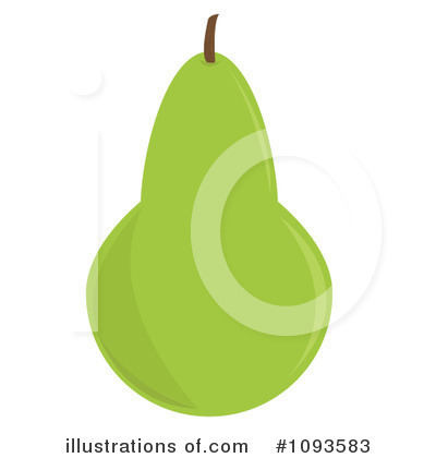 Royalty-Free (RF) Pear Clipart Illustration by Randomway - Stock Sample #1093583