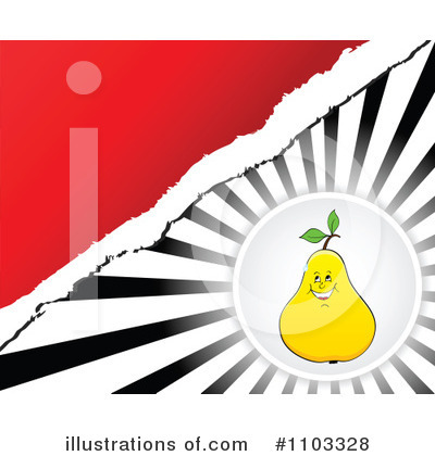 Royalty-Free (RF) Pear Clipart Illustration by Andrei Marincas - Stock Sample #1103328