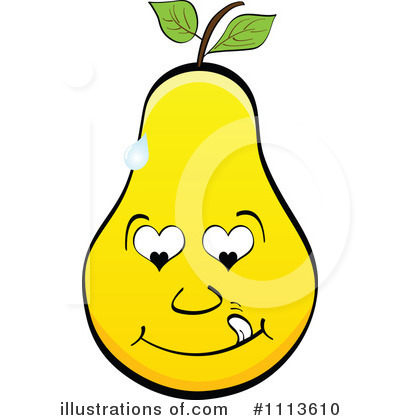 Royalty-Free (RF) Pear Clipart Illustration by Andrei Marincas - Stock Sample #1113610