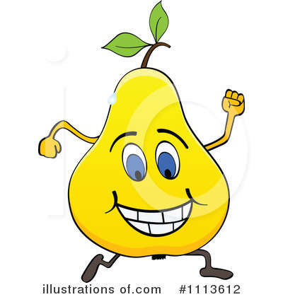 Pears Clipart #1113612 by Andrei Marincas
