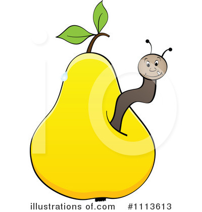 Royalty-Free (RF) Pear Clipart Illustration by Andrei Marincas - Stock Sample #1113613