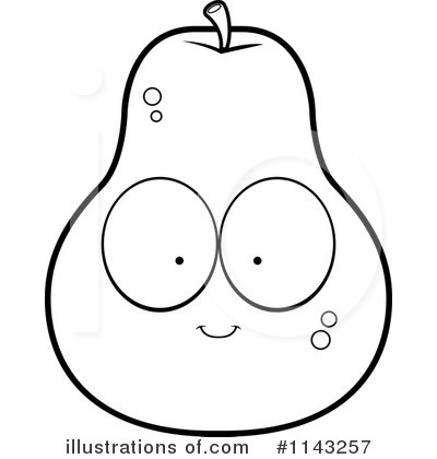 Royalty-Free (RF) Pear Clipart Illustration by Cory Thoman - Stock Sample #1143257