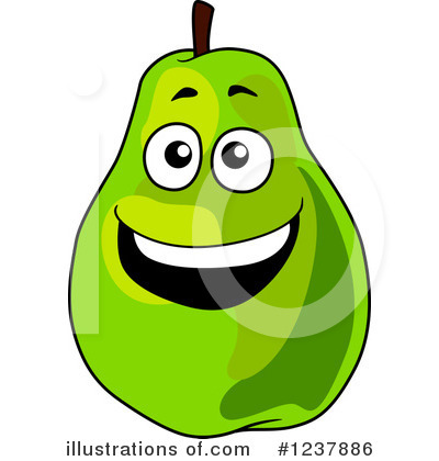 Royalty-Free (RF) Pear Clipart Illustration by Vector Tradition SM - Stock Sample #1237886