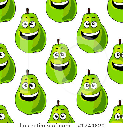 Royalty-Free (RF) Pear Clipart Illustration by Vector Tradition SM - Stock Sample #1240820