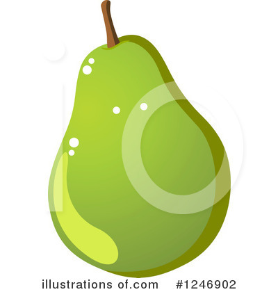 Royalty-Free (RF) Pear Clipart Illustration by Vector Tradition SM - Stock Sample #1246902
