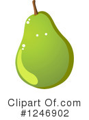 Pear Clipart #1246902 by Vector Tradition SM