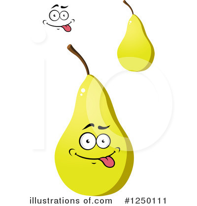 Royalty-Free (RF) Pear Clipart Illustration by Vector Tradition SM - Stock Sample #1250111