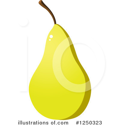 Royalty-Free (RF) Pear Clipart Illustration by Vector Tradition SM - Stock Sample #1250323