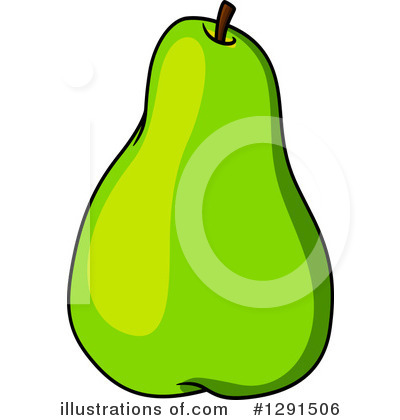 Royalty-Free (RF) Pear Clipart Illustration by Vector Tradition SM - Stock Sample #1291506