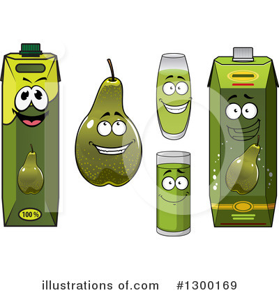 Royalty-Free (RF) Pear Clipart Illustration by Vector Tradition SM - Stock Sample #1300169