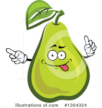 Royalty-Free (RF) Pear Clipart Illustration by Vector Tradition SM - Stock Sample #1304324