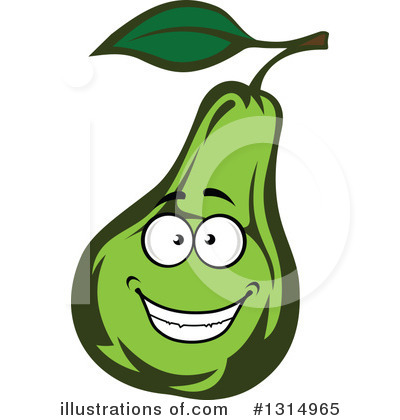 Royalty-Free (RF) Pear Clipart Illustration by Vector Tradition SM - Stock Sample #1314965