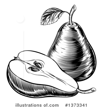 Royalty-Free (RF) Pear Clipart Illustration by AtStockIllustration - Stock Sample #1373341