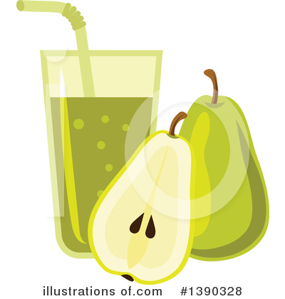 Juice Clipart #1390328 by Vector Tradition SM