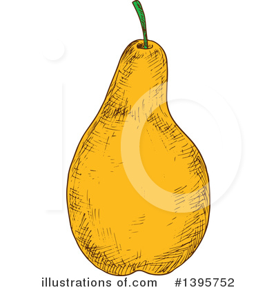 Royalty-Free (RF) Pear Clipart Illustration by Vector Tradition SM - Stock Sample #1395752