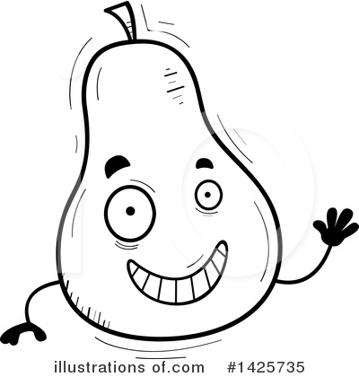 Royalty-Free (RF) Pear Clipart Illustration by Cory Thoman - Stock Sample #1425735