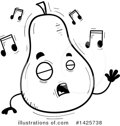 Royalty-Free (RF) Pear Clipart Illustration by Cory Thoman - Stock Sample #1425738