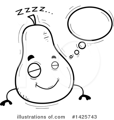 Royalty-Free (RF) Pear Clipart Illustration by Cory Thoman - Stock Sample #1425743