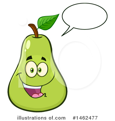 Royalty-Free (RF) Pear Clipart Illustration by Hit Toon - Stock Sample #1462477