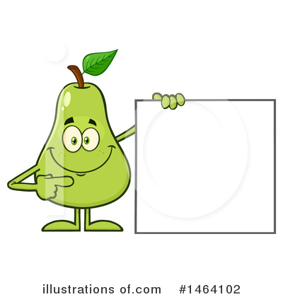 Royalty-Free (RF) Pear Clipart Illustration by Hit Toon - Stock Sample #1464102
