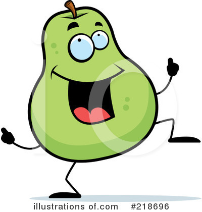 Royalty-Free (RF) Pear Clipart Illustration by Cory Thoman - Stock Sample #218696