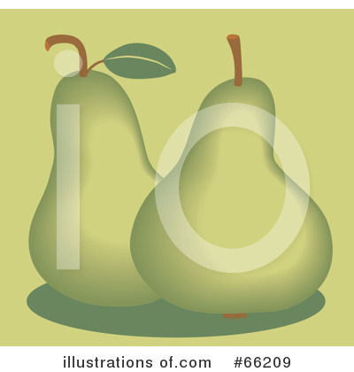 Royalty-Free (RF) Pear Clipart Illustration by Prawny - Stock Sample #66209