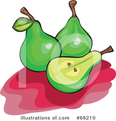 Royalty-Free (RF) Pear Clipart Illustration by Prawny - Stock Sample #66210