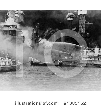Royalty-Free (RF) Pearl Harbor Clipart Illustration by JVPD - Stock Sample #1085152