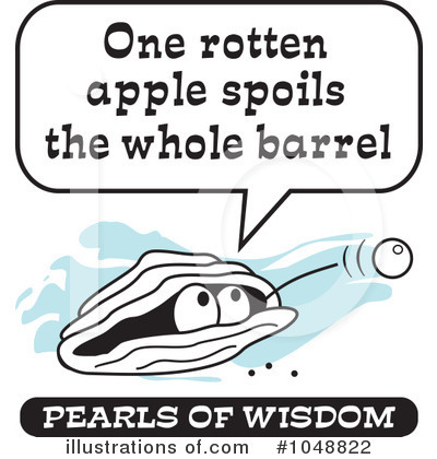 Pearl Of Wisdom Clipart #1048822 by Johnny Sajem