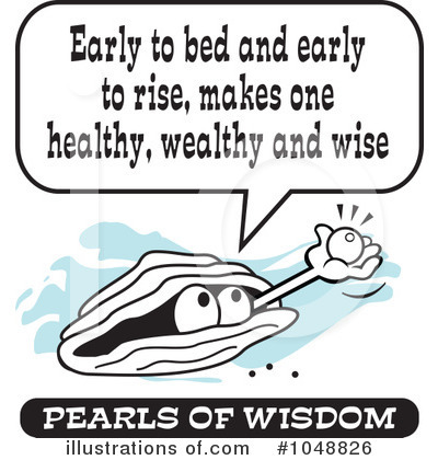 Pearl Of Wisdom Clipart #1048826 by Johnny Sajem