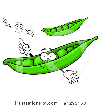 Royalty-Free (RF) Peas Clipart Illustration by Vector Tradition SM - Stock Sample #1295158