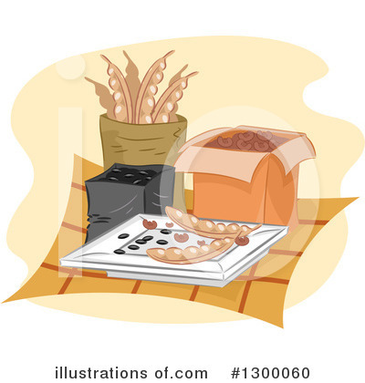 Royalty-Free (RF) Peas Clipart Illustration by BNP Design Studio - Stock Sample #1300060