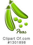 Peas Clipart #1301898 by Vector Tradition SM