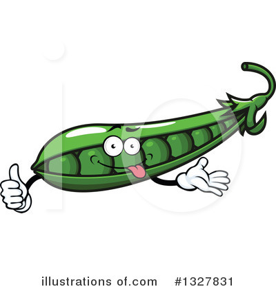 Royalty-Free (RF) Peas Clipart Illustration by Vector Tradition SM - Stock Sample #1327831