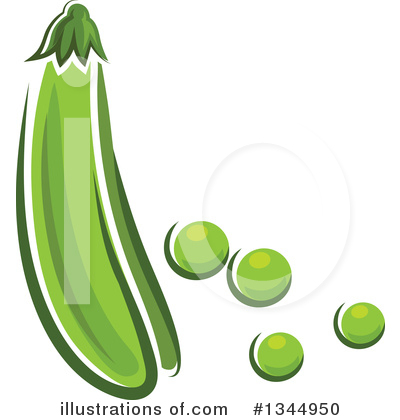 Royalty-Free (RF) Peas Clipart Illustration by Vector Tradition SM - Stock Sample #1344950