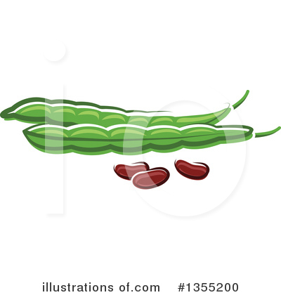 Royalty-Free (RF) Peas Clipart Illustration by Vector Tradition SM - Stock Sample #1355200