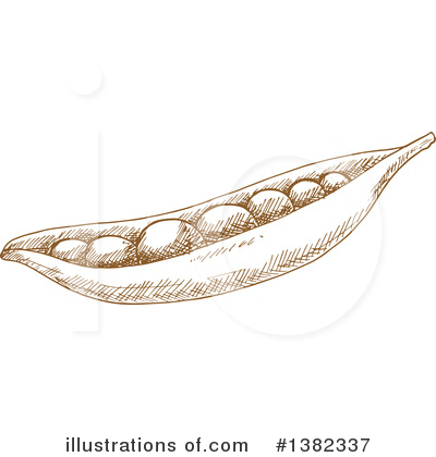 Royalty-Free (RF) Peas Clipart Illustration by Vector Tradition SM - Stock Sample #1382337