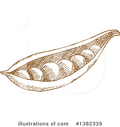 Royalty-Free (RF) Peas Clipart Illustration by Vector Tradition SM - Stock Sample #1382339