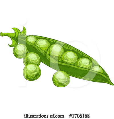Peas Clipart #1706168 by AtStockIllustration