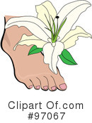 Pedicure Clipart #97067 by Pams Clipart