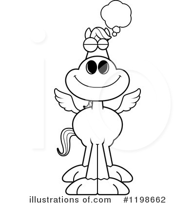 Royalty-Free (RF) Pegasus Clipart Illustration by Cory Thoman - Stock Sample #1198662