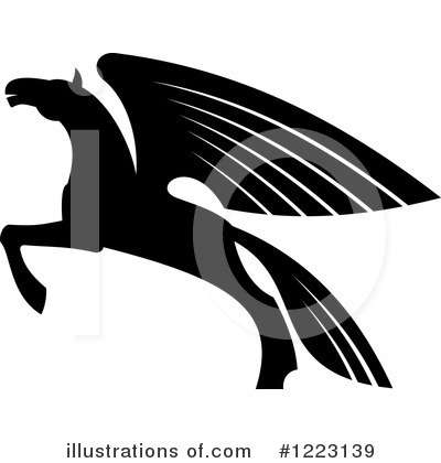 Royalty-Free (RF) Pegasus Clipart Illustration by Vector Tradition SM - Stock Sample #1223139