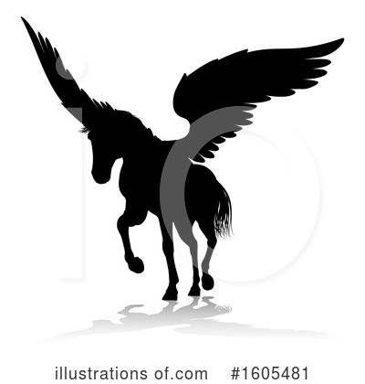 Royalty-Free (RF) Pegasus Clipart Illustration by AtStockIllustration - Stock Sample #1605481