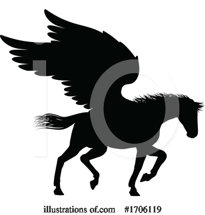 Royalty-Free (RF) Pegasus Clipart Illustration by AtStockIllustration - Stock Sample #1706119